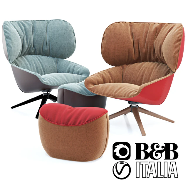 B &amp; B Italia TABANO (Vray + Corona) — Descargar