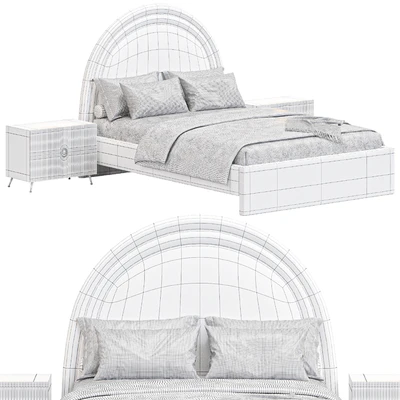 Channel Upholstered Bed by Pbteen — Вид 2