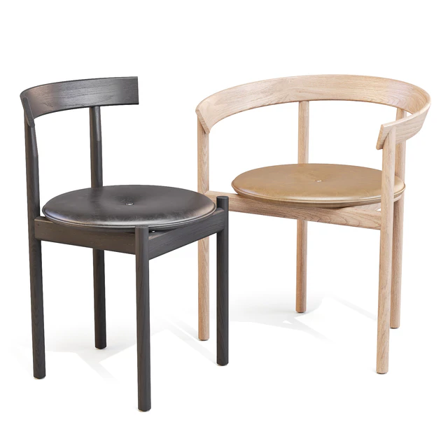 Herman Miller: Comma - Dining Chairs Set 02 — Скачать
