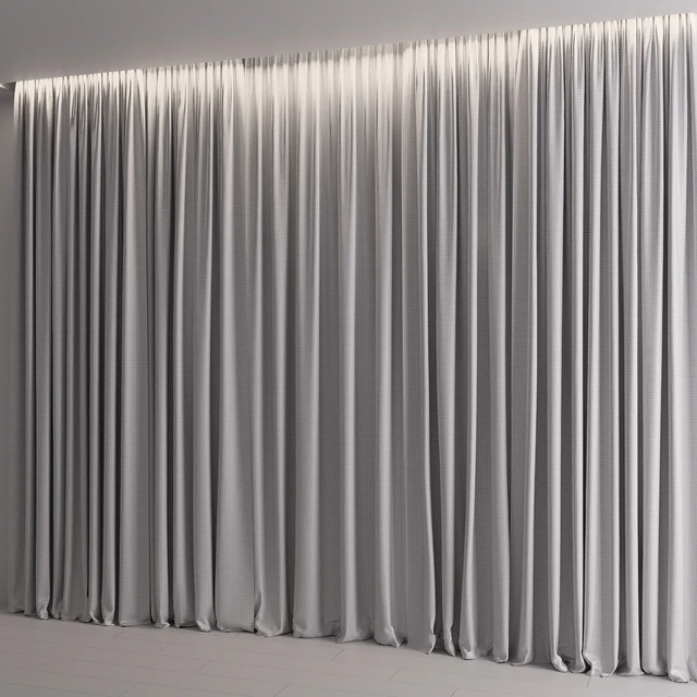 Curtains set 05 vray | corona — Descargar
