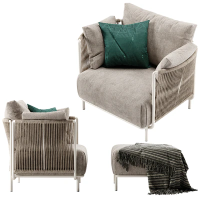 Roberti queen armchair — Ver 4