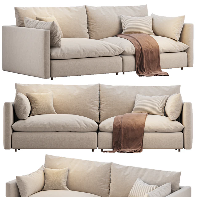 Unwind 2 Piece Slipcovered Sofa — Скачать