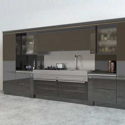 Scavolini Baccarat Kitchen Black — Ver 3