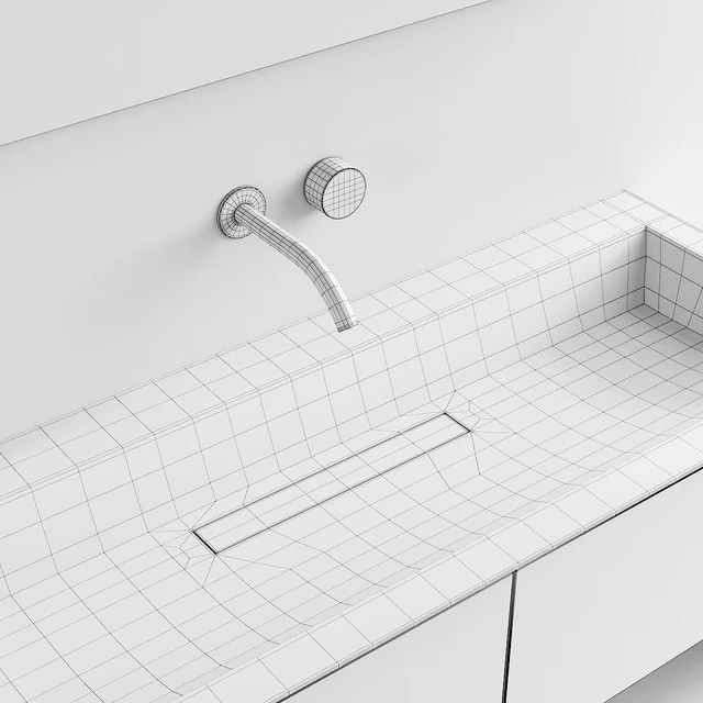 Falper Shape Evo Vanity Unit Set 1 — Скачать