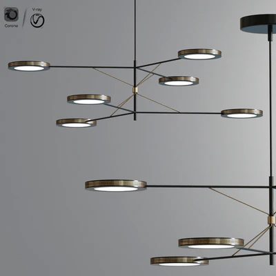 Modern Ceiling Led Suspension Collection — Ver 3