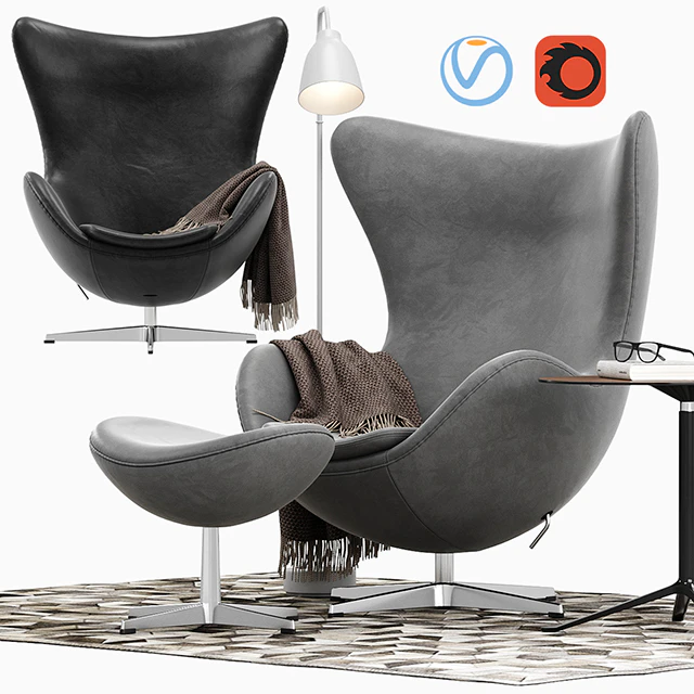 Egg lounge chair — Descargar