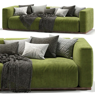 Lario Flexform double sofa-green — Ver 2