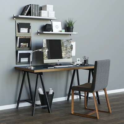 Workplace table ikea LINNMON / ODVALD — Ver 1