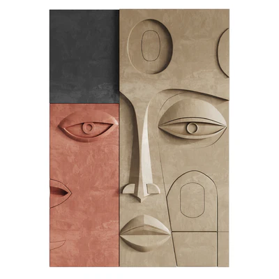 Wall Decor Faces — Ver 2