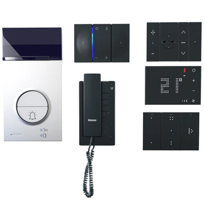 Домофонная система/Розетки и выключатели Bticino/Bticino Living Now 2022 Черный — Вид 4