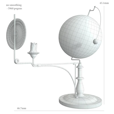 antique model of tellurium — Ver 2