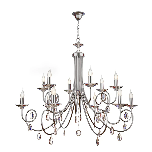 Chandelier Orion Licht Räume LU 1670/6 + 6 Silber-matt — Descargar
