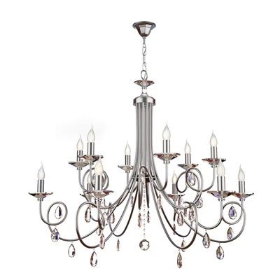 Chandelier Orion Licht Räume LU 1670/6 + 6 Silber-matt — Descargar