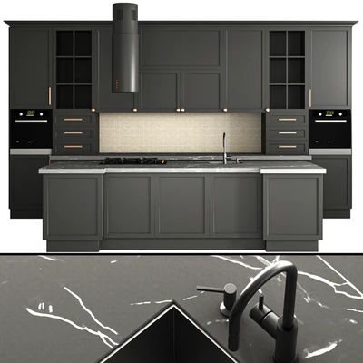 neoclassic kitchen 02 — Вид 1