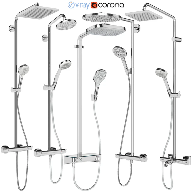 Shower systems Hansgrohe set 155 — Descargar