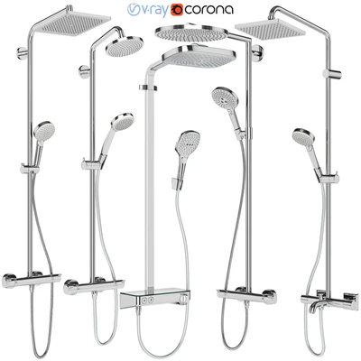 Shower systems Hansgrohe set 155 — Ver 1