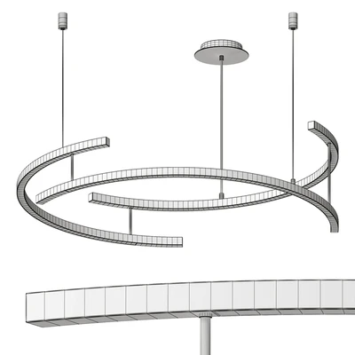 Ring Line Modern Chandelier — Ver 2