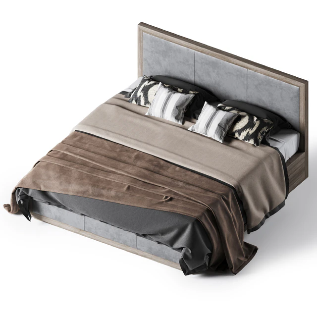 Restoration Hardware Kempton fabric platform bed — Скачать