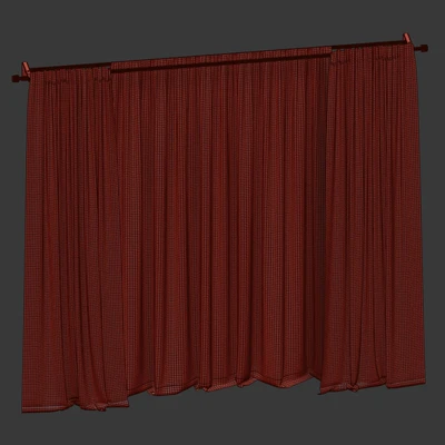 Curtains with tulle — Ver 3