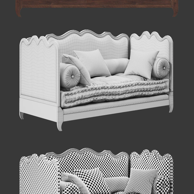 Sofa bed Sevigne day bed by Moissonnier — Descargar