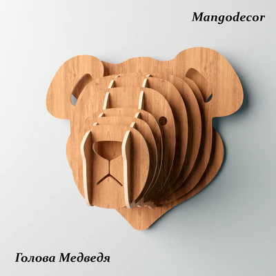 MANGO DECOR Голова Медведя — Вид 2