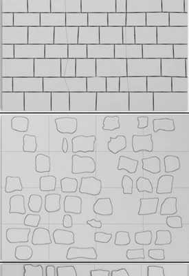 Stone collection, wild stone, slate, old stone, stone wall, decorative stone — Ver 2