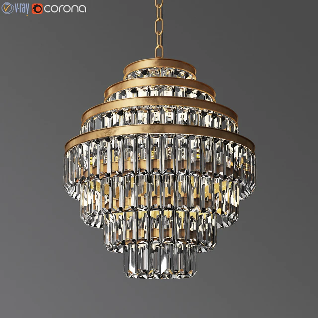 Alaine Crystal Medium Pendant RH — Скачать