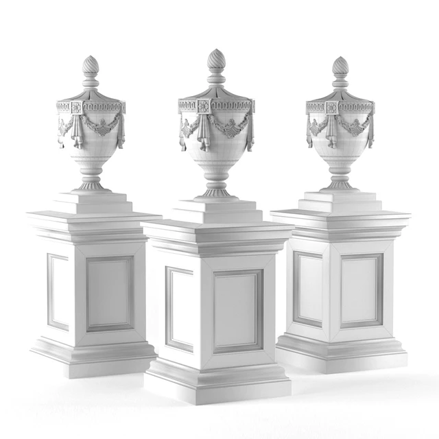 Classic vase for decorating the facade — Descargar