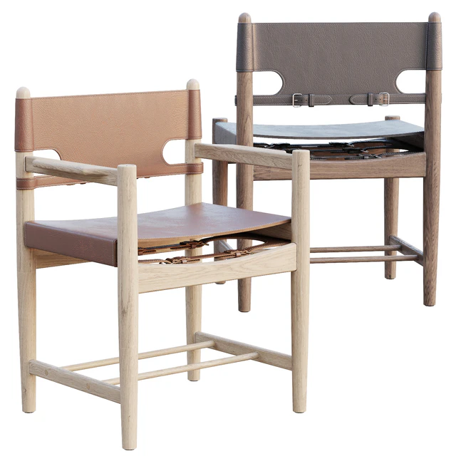 AVE Spanish Dining Armchair 3237 by Borge Mogensen — Descargar
