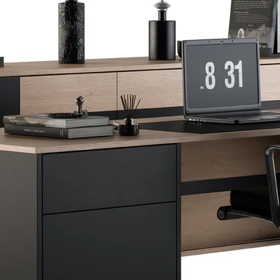Office Furniture - Manager Set 10 — Ver 3
