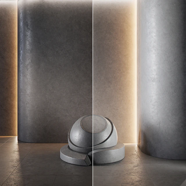Decorative plaster | Concrete set (seamless) | 18 — Скачать