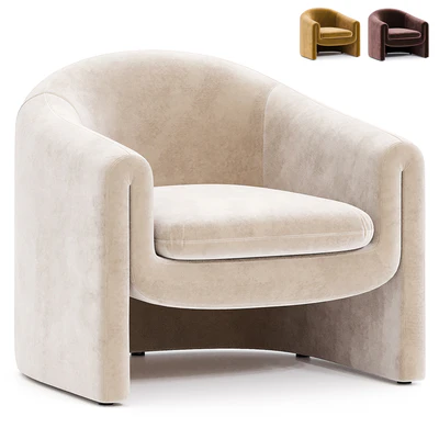 Pollman Wide Barrel Chair — Вид 3