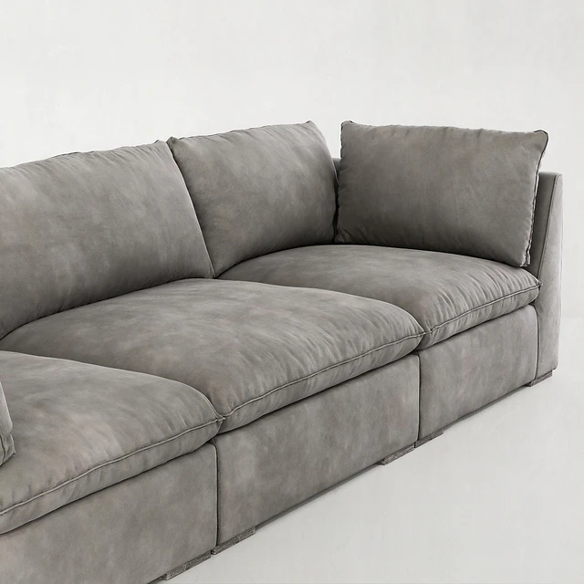 RH / COSTERA MODULAR LEATHER SOFA — Descargar