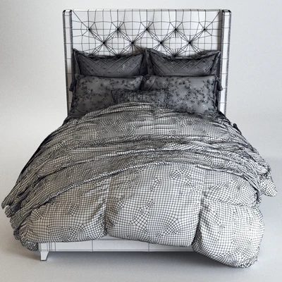 Potterybarn Bed Harper (vray GGX) — Вид 2