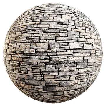 stacked stone wall 002 — Descargar