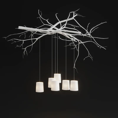 Chandelier handmade in Chalet style — Ver 1