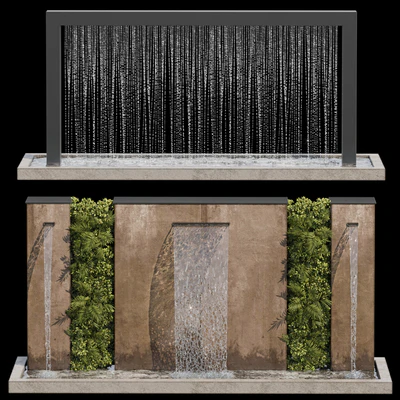 Waterfall fountains cascade 05 — Ver 1
