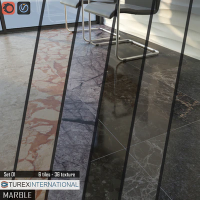 TUREX INTERNATIONAL Marble Tiles Set 01 — Вид 2