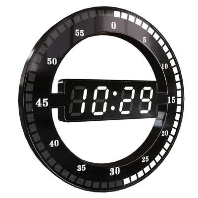 LED Ring Wall Clock — Ver 4