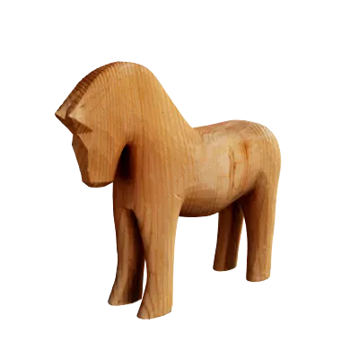 wooden toy horse 001 — Скачать