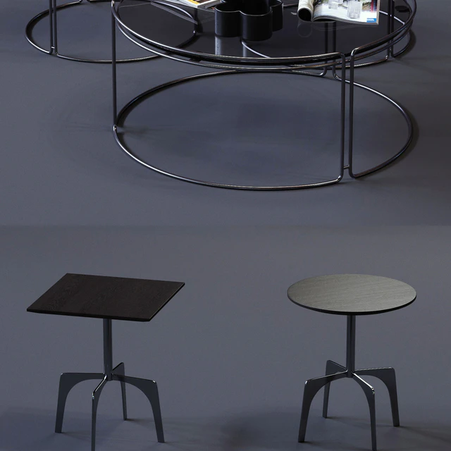 Ditre Italia Coffee Tables Set 03 — Download