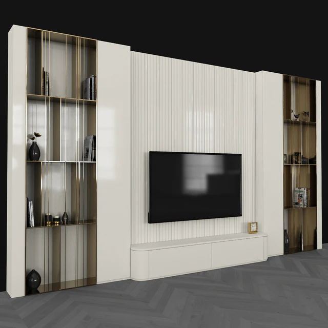 Modern TV wall set20 — Descargar