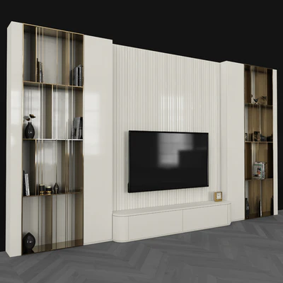 Modern TV wall set20 — Ver 2