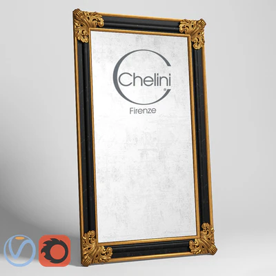 Зеркало напольное Chelini art. 2101 — Скачать