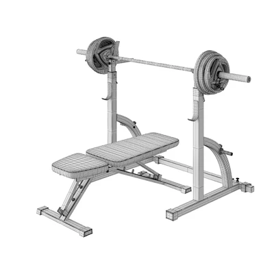 Bench Press Barbell — Ver 3