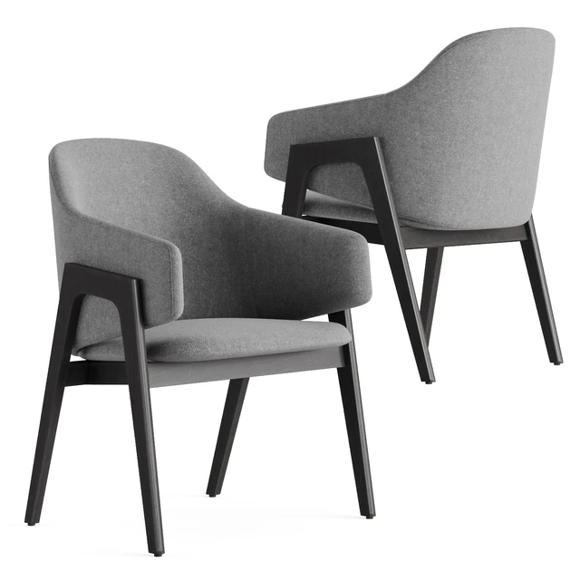 Linley Savile Dining Chair - Dove, Shell, Slate — Descargar