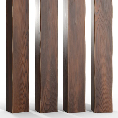 Wooden beams with rope — Ver 4