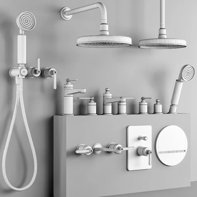 GESSI VENTI 20 Bathroom faucet set 1 — Скачать
