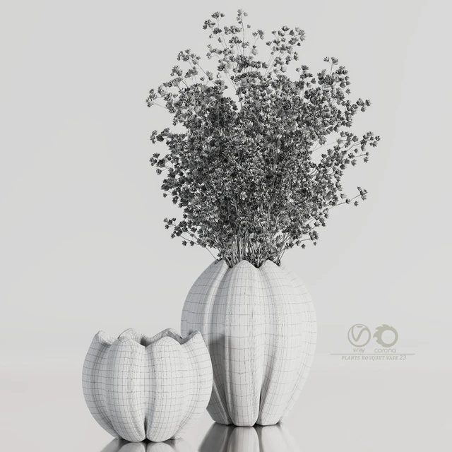 plants bouquet vase 23 — Скачать