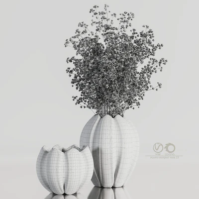 plants bouquet vase 23 — Вид 3